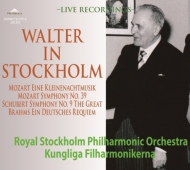 Orchestral Concert/Walter / Royal Stockholm Po Swedish Rso Brahms Ein Deutsches Requiem Schubert