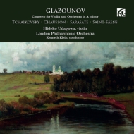 グラズノフ（1865-1936）/Violin Concerto： 宇田川杰子(Vn) K. klein / Lpo +tchaikovsky Chausson Chausson Saint-sa