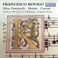 եc.1541-1597/Missa Dominicalis Motets Canzoni Forni / Capella Musicale Di St Barbar