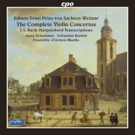 Complete Violin Concertos : Anne Schumann(Vn)Knebel(Cemb)Ensemble Fursten-Musi +J.S.Bach