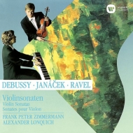 Violin Sonatas -Debussy, Ravel, Janacek : F.P.Zimmermann(Vn)Lonquich(P)