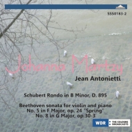١ȡ1770-1827/Violin Sonata 5 8  Martzy(Vn) Antonietti(P) +schubert Rondo Brillant (1957)