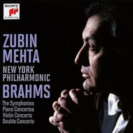 Complete Symphonies, Conceros : Mehta / New York Philharmonic, Barenboim(P)Stern, Zukerman(Vn)Harrell(Vc)(8CD)