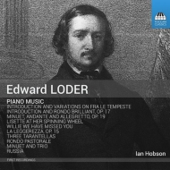 ローダー、エドワード・ジェイムズ（1809-1865）/Piano Works： Ian Hobson