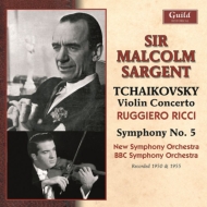 㥤ե1840-1893/Violin Concerto Sym 5  Ricci(Vn) Sargent / New Symphony O Bbc So (1950 1955