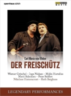 ウェーバー（1786-1826）/Der Freischutz： Berghaus Harnoncourt / Zurich Opera Seiffert I. nielsen Hartelius