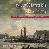 Tchaikovsky Violin Concerto, Sibelius Violin Concerto, etc : Oistrakh(Vn)Rozhdestvensky / Moscow PO, Moscow RSO