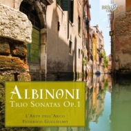 アルビノーニ（1672-1751）/Trio Sonatas Op 1 ： Guglielmo / L'arte Dell'arco
