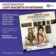 Lady Macbeth of Mtsensk : Rostropovich / London Philharmonic, Vishnevskaya, Gedda, Petkov, etc (1978 Stereo)(2CD)