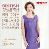 ヴァイオリン作品集/British Violin Sonatas Vol.2-bridge Vaughan-williams Etc： T. little(Vn) P. lane(P)