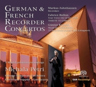 ˥Хʥꥳ/German  French Recorder Concertos Petri(Rec) Poppen / Odense So (Hyb)
