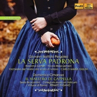 ペルゴレージ (1710-1736)/La Serva Padrona： Giulini / Teatro Alla Scala Carteri Rossi-lemeni +cimarosa： Il