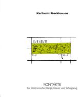 シュトックハウゼン（1928-2007）/Kontakte： Stockhausen