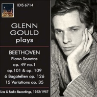 ١ȡ1770-1827/Piano Sonata 19 28 30 Eroica Variations Bagatelles Op 126  Gould(P) (1952