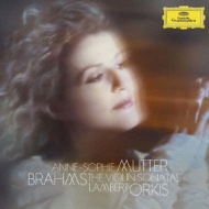 ブラームス（1833-1897）/Violin Sonata 1 2 3 ： Mutter(Vn) Orkis(P)