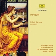 ドニゼッティ（1797-1848）/L'elisir D'amore(Hlts)： Levine / Met Opera Pavarotti Battle Nucci Upshaw