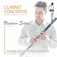 ˡ륻1865-1931/Clarinet Concerto Soltan(Cl) J. l.gomez / Hamburg So +debussy Francaix (Hyb)