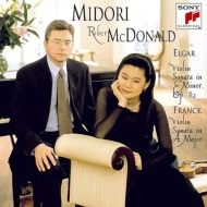 ե󥯡1822-1890/Violin Sonata Midori(Vn) R. mcdonald(P) +elgar Sonata (Ltd)