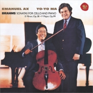 ֥顼ॹ1833-1897/Cello Sonata 1 2  Yo-yo Ma(Vc) Ax(P) (1985) (Ltd)
