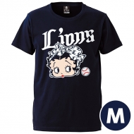 【新品】BETTY BOOPT×ライオンズ ワッペンボーダー　Tシャツ　コラボ　埼玉西武　グループ　仲間　野球　観戦　グッツ　応援 ライオンズ×Betty Boopコラボグッズ7/27販売開始！ | 埼玉西武
