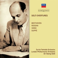 ˥Хʴɸڡ/Overtures-beethoven Rossini Verdi Suppe Solti / Lpo