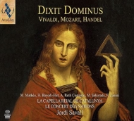 ˥Хڡ/Dixit Dominus-vivaldi Mozart Handel Savall / Le Concert Des Nations Etc (Hyb)