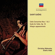サン＝サーンス (1835-1921)/Cello Concerto 1 2 Etc： Walevska(Vc) Inbal / Monte Carlo National Opera O