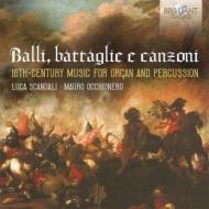 Renaissance Classical/Balli Battaglie E Canzoni-16th-century Music Scandali(Organ) Occhionero(Perc