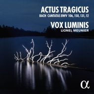 バッハ（1685-1750）/Cantata 12 106 131 150 ： Meunier / Vox Luminis