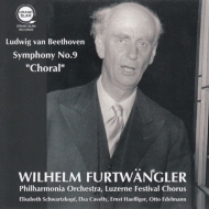 Symphony No.9 : Wilhelm Furtwangler / Philharmonia, Schwarzkopf, Cavelti, Haefliger, Edelmann (1954 Lucerne)