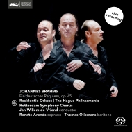 Ein Deutsches Requiem : Jan Willem de Vriend / Haag Residentie Orchestra, Renate Arends, Thomas Oliemans (Hybrid)