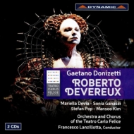 ドニゼッティ（1797-1848）/Roberto Devereux： Lanzillotta / Teatro Carlo Felice Devia Ganassi S. pop