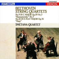١ȡ1770-1827/String Quartet 9 10  Smetana Q (Uhqcd)