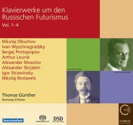 Piano Works of Russian Futurism : Thomas Gunther(P)(4SACD)(Hybrid)