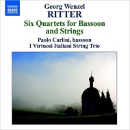 Ritter Georg Wenzel (1748-1808)/Bassoon Quartets Carlini(Fg) I Virtuosi Italiani String Trio