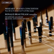 モーツァルト（1756-1791）/Piano Concerto 20 27 ： Brautigam(Fp) Willens / Kolner Akademie (Hyb)