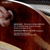 ⡼ĥȡ1756-1791/Piano Concerto 15 16 Rondo K 382  Brautigam(Fp) Willens / Kolner Akademie (H