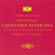 マスカーニ (1863-1945)/Cavalleria Rusticana： Karajan / Teatro Alla Scala Cossotto Bergonzi (Uhqcd) (Ltd)