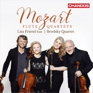 ⡼ĥȡ1756-1791/Flute Quartet 1-4 Etc Lisa Friend(Fl) Brodsky Q