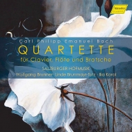バッハ、C. P.E.（1714-1788）/Flute Quartets Trio： Brunmayr-tutz(Fl) Korol(Va) W. brunner(Fp)