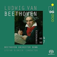 Symphonies Nos.4, 7 : Stefan Blunier / Bonn Beethoven Orchestra (Hybrid)