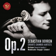 ヴァイオリン作品集/Op 2 -hartmann Mendelssohn Respighi Schubert： Bohren(Vn) / Chaarts