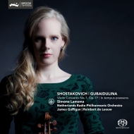 Shostakovich Violin Concerto No.1, Gubaidulina : Simone Lamsma(Vn)Gaffigan / De Leeuw / Netherlands Radio Philharmonic (Hybrid)