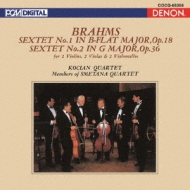 ブラームス（1833-1897）/String Sextet 1 2 ： Kocian Q Members Of Smetana Q (Uhqcd)