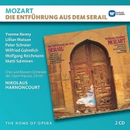 モーツァルト（1756-1791）/Die Entfuhrung Aus Dem Serail： Harnoncourt / Zurich Opera Kenny Schreier Salminen