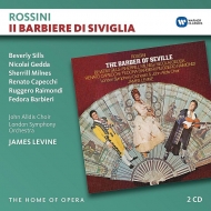 Il Barbiere di Siviglia : James Levine / London Symphony Orchestra, Beverly Sills, Nicolai Gedda, Sherrill Milnes, Ruggero Raimondi, etc (1974-75 Stereo)(2CD)