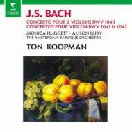Violin Concertos : Huggett, A.Bury(Vn)Ton Koopman / Amsterdam Baroque Orchestra