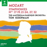 ⡼ĥȡ1756-1791/Early Symphonies Koopman / Amsterdam Baroque O