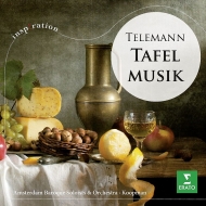 テレマン（1681-1767）/Tafelmusik(Slct)： Koopman / Amsterdam Baroque O