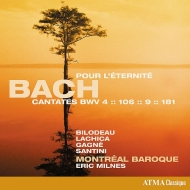 Хåϡ1685-1750/Cantata 4 9 106 181 (Vol.7) E. milnes / Montreal Baroque Etc